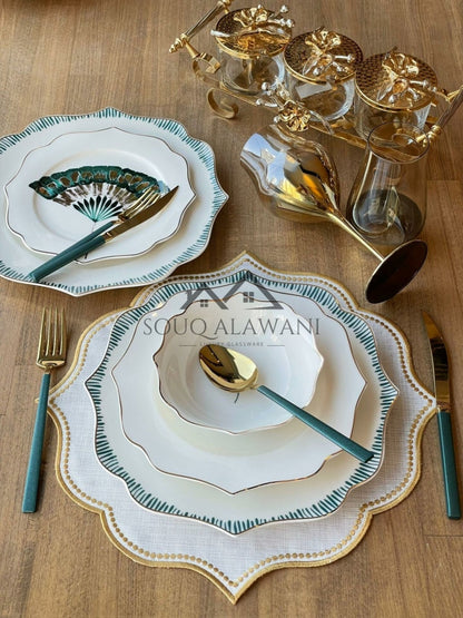 طقم سفرة 24 قطعة / 6 أشخاص - SOUQ ALAWANI 