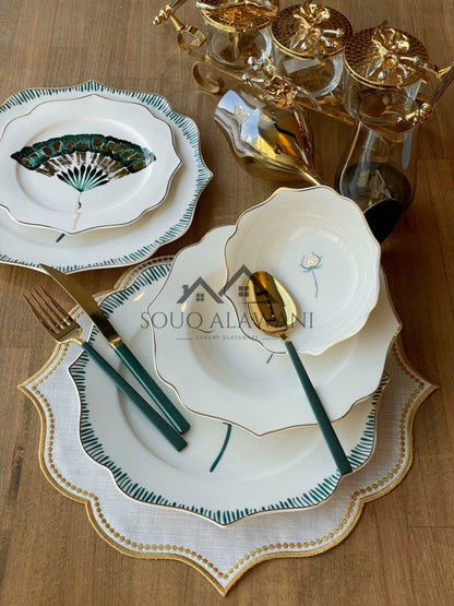 طقم سفرة 24 قطعة / 6 أشخاص - SOUQ ALAWANI 