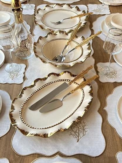 طقم سفرة 6 أشخاص -64- قطعة - SOUQ ALAWANI 