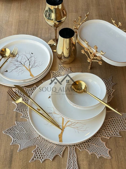 طقم سفرة 24 قطعة / 6 أشخاص - SOUQ ALAWANI 